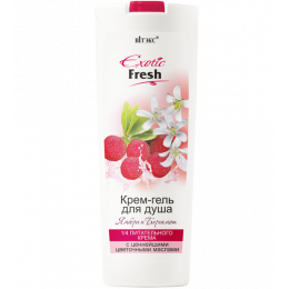 Крем-гель для душа Витекс Exotic Fresh Ямбери и Бергамот 500 мл 0,58 кг