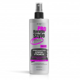 Спрей-утюжок термозащитный для выпрямления волос Витэкс Pro Keratin Style Средняя фиксация 200 мл